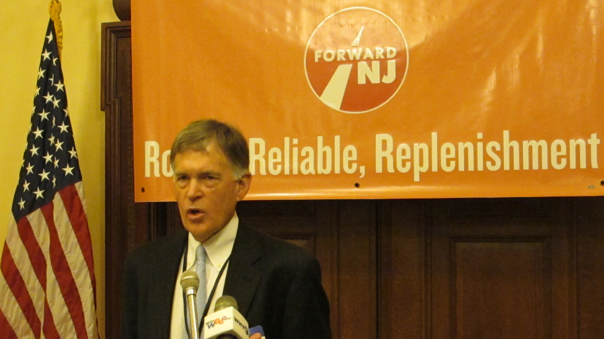  New Jersey Chamber of Commerce President Tom Bracken is leading a new coalition focusing on the state's aging infrastructure and need for an established source of transportation funding. (Phil Gregory/WHYY) 