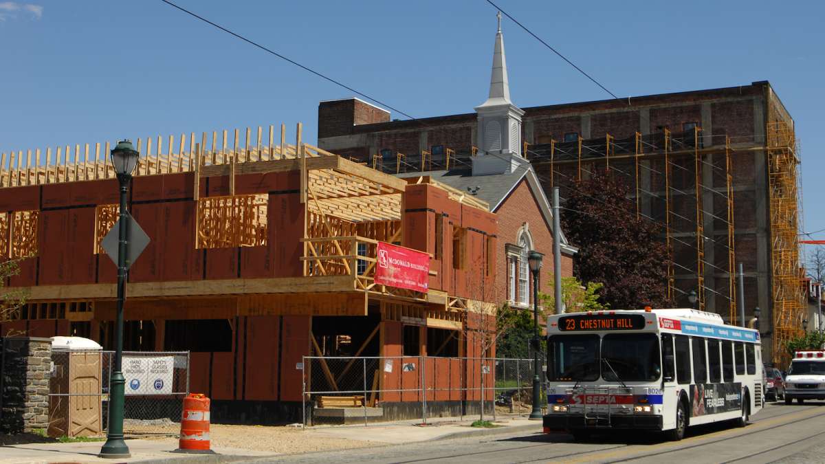  A ribbon-cutting ceremony for Around the Clock home health-care company's new Germantown Ave. facility is slated for August. (Bas Slabbers/WHYY) 