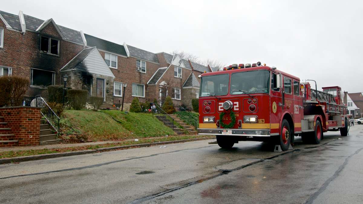  The1600 block of Middleton St. remained closed for traffic while the investigation is going on. (Bas Slabbers/for NewsWorks) 