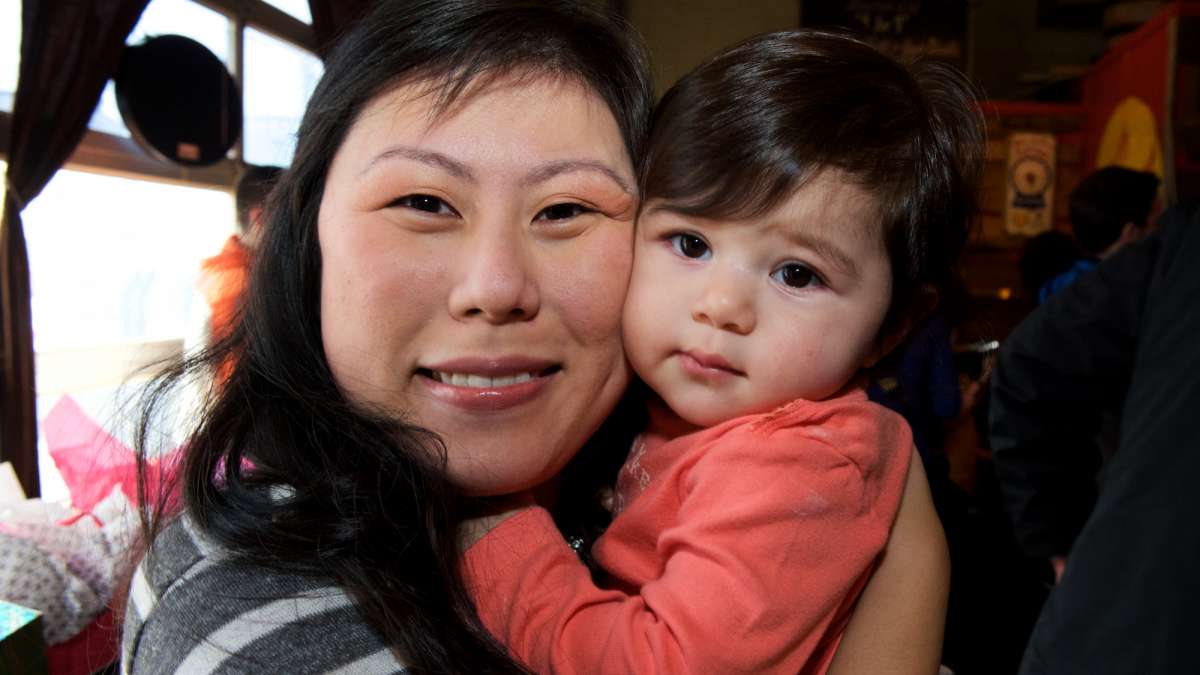  Shirley Bonanni celebrates her daughter, Bella's, first birthday. (Bas Slabbers/for NewsWorks) 