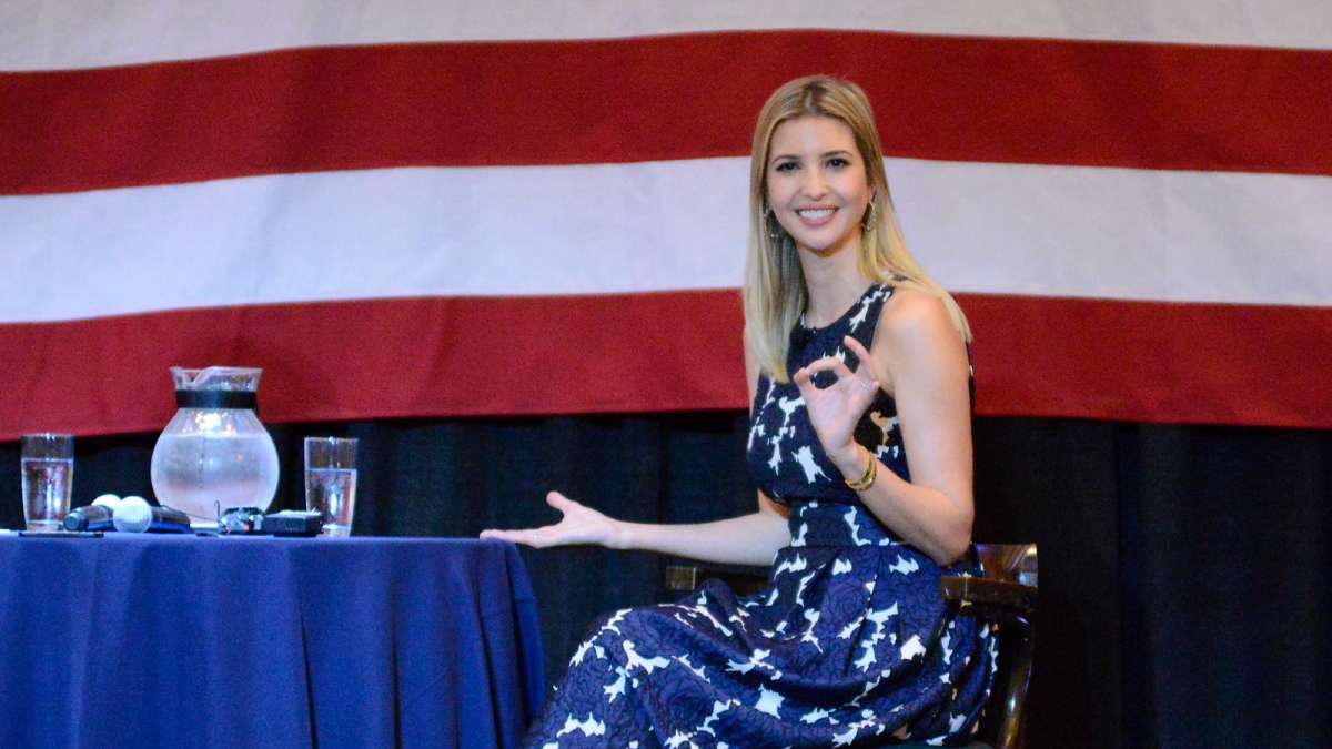 Ivanka Trump appearing in Drexel Hill