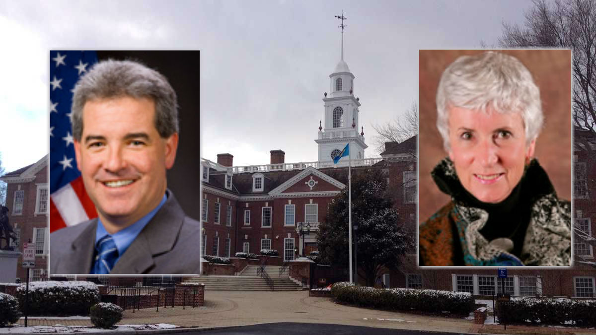 Shawn Garvin (DNREC) and Dr. Susan Bunting (Dept. of Ed.) are the cabinet nominees of Delaware Governor-elect John Carney. (photos courtesy transition.Delaware.gov)