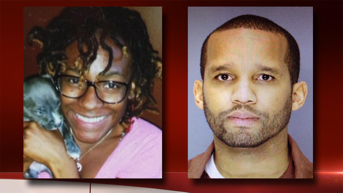  Carlesha Freeland-Gaither, 22, was abducted off a street in Germantown last week. Investigators believe Delvin Barnes (right) was responsible. (Image courtesy of NBC10) 