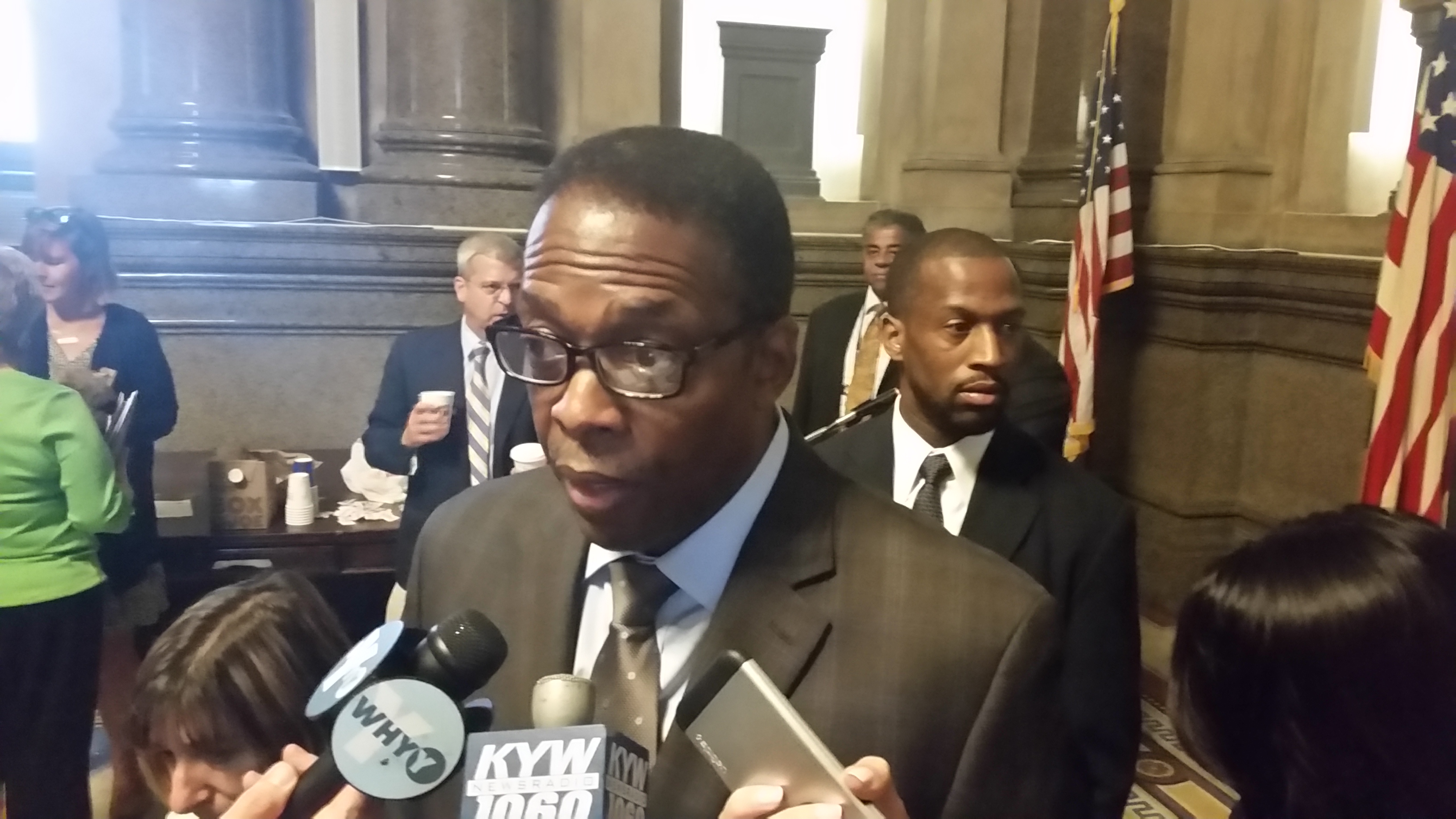 Council President Darrell Clarke (Tom MacDonald/WHYY) 