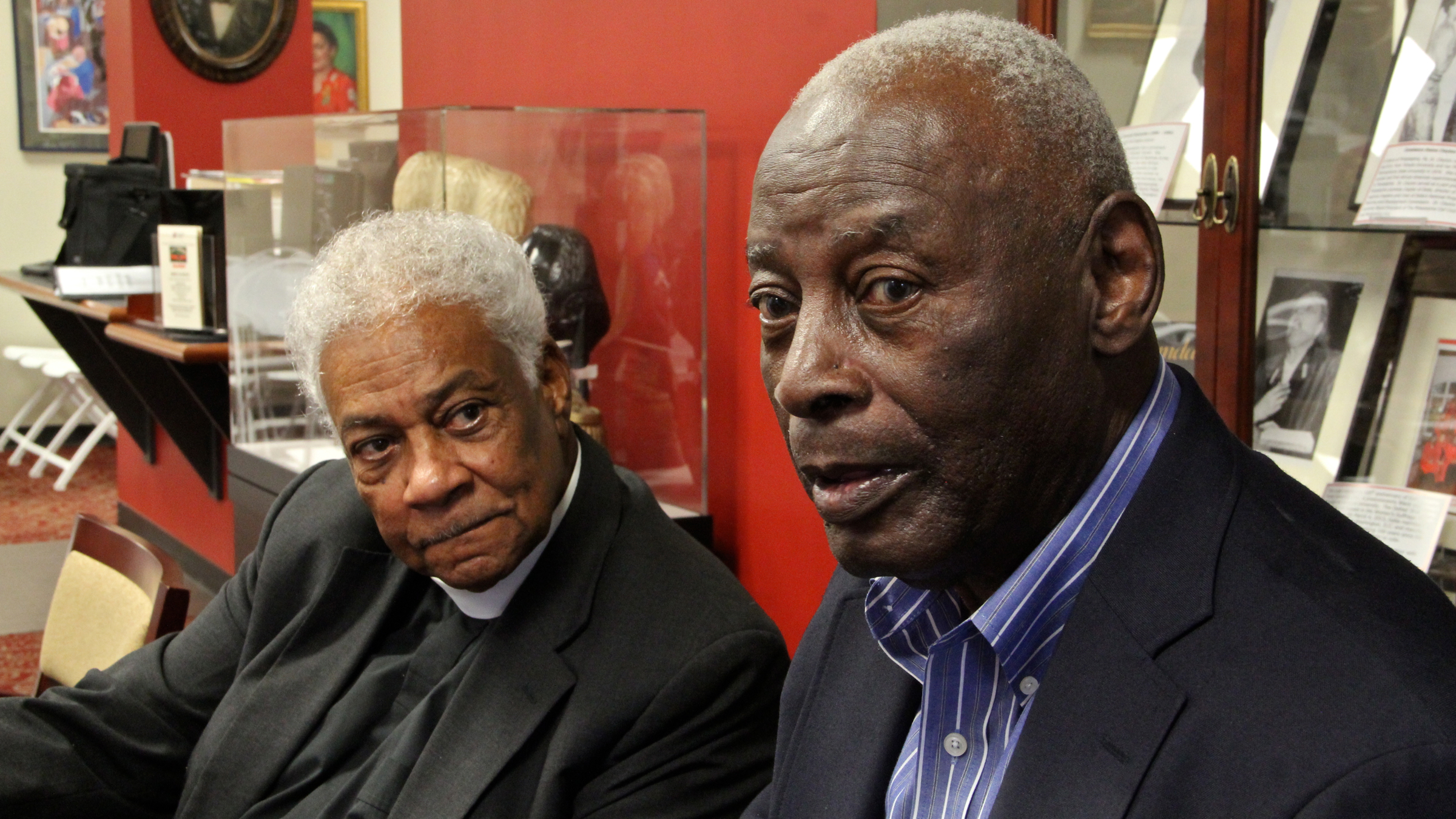 The Rev. Joe Williams (left)
