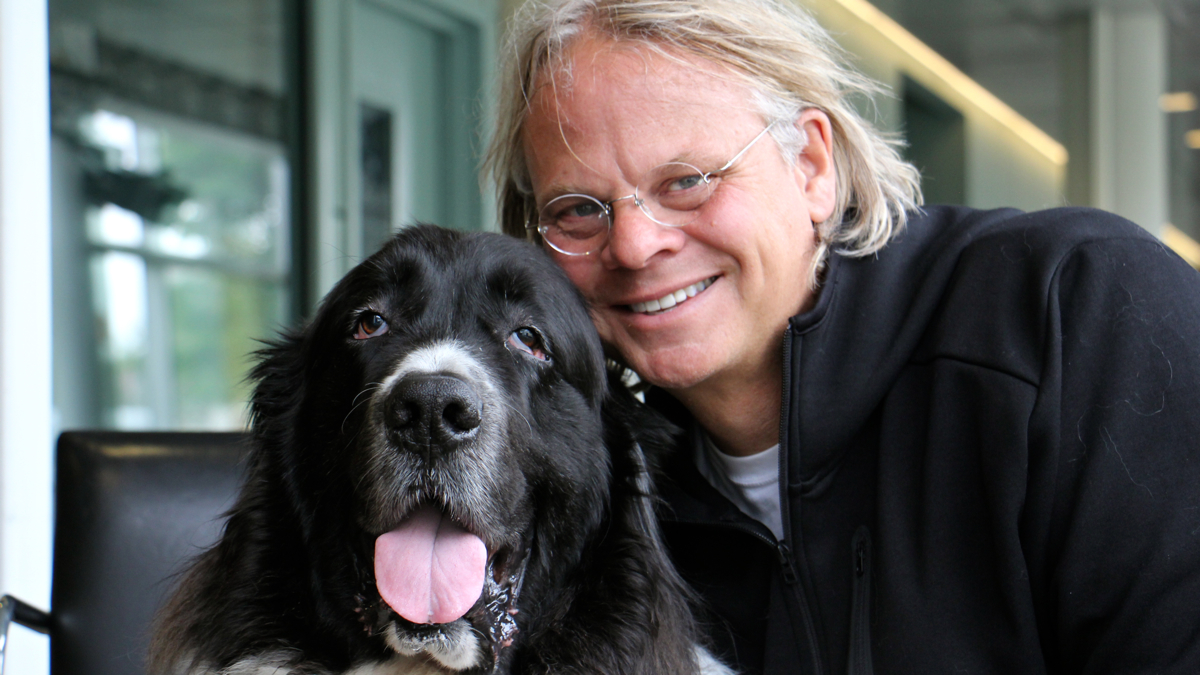 Colin Campbell and George. (Emma Lee/WHYY)