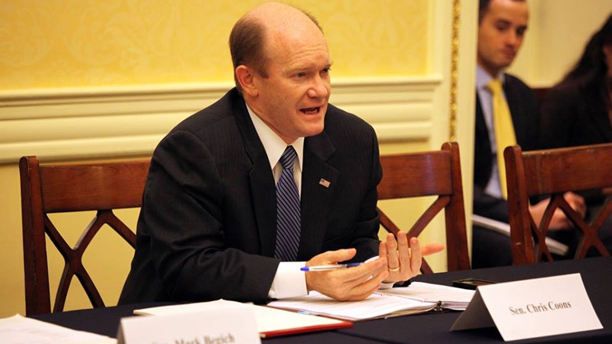  Sen. Chris Coons, D-Delaware (Facebook photo) 