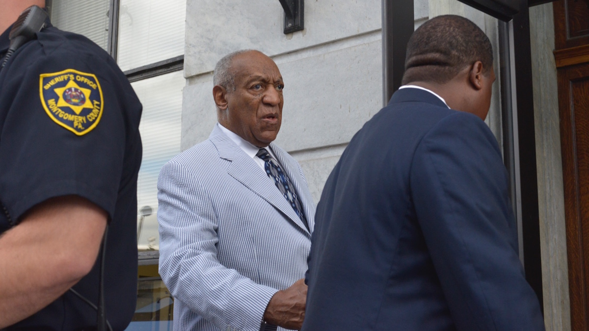 Bill Cosby arrives at Montgomery County Court House