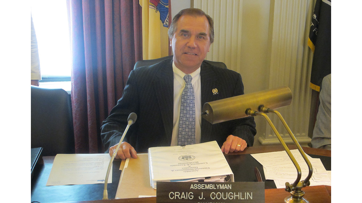 Assemblyman Craig Coughlin proposes offering small businesses low-interest loans to cover costs of installing equipment and software that safeguards data systems from cyber-attacks. (Phil Gregory / WHYY)