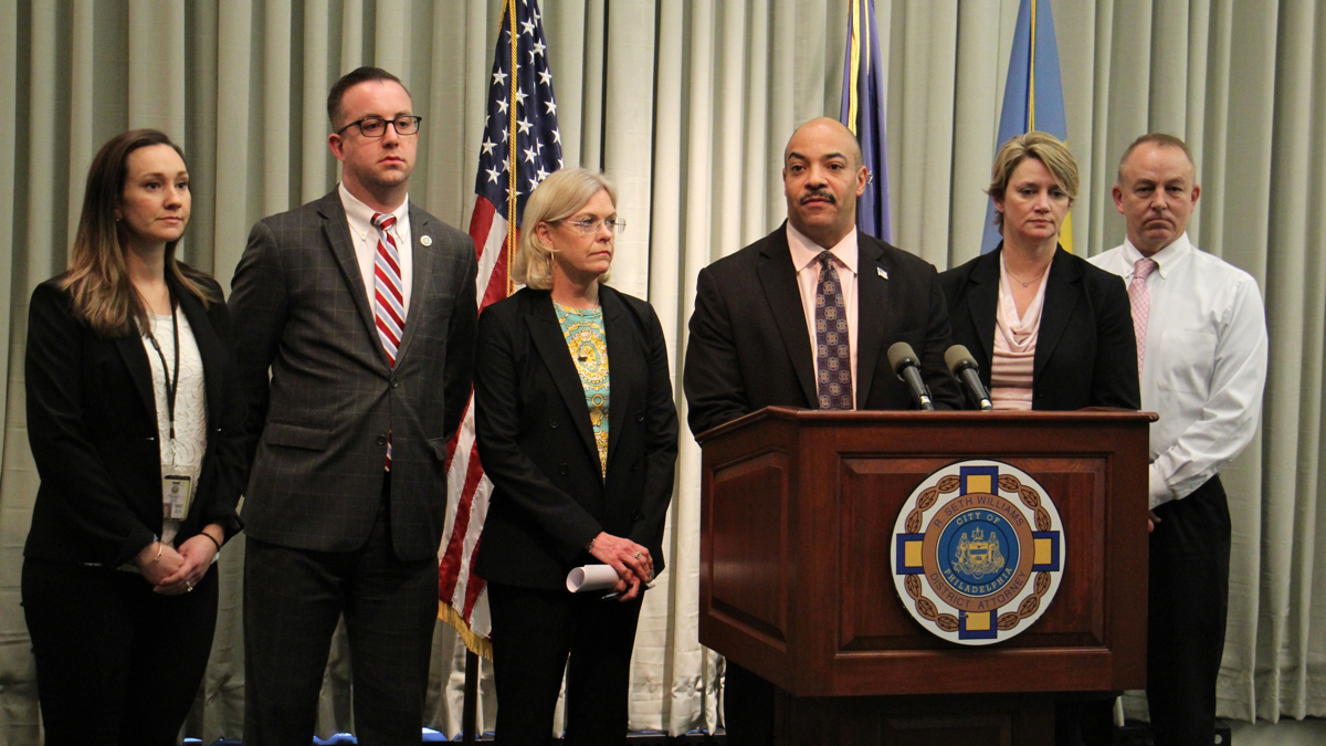 Philadelphia District Attorney Seth Williams announces the formation of an 'enhanced' Conviction Review Unit that will investigate the claims of those who profess innocence. (Emma Lee/WHYY)