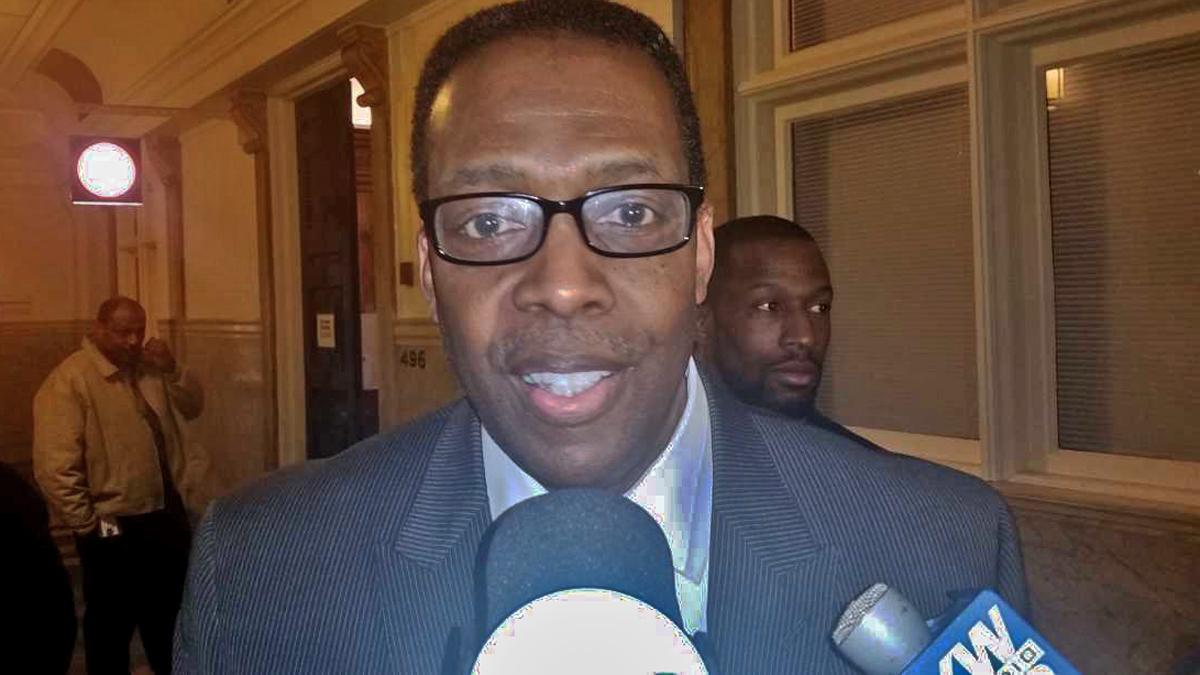  Council President Darrell Clarke (Tom MacDonald/WHYY) 