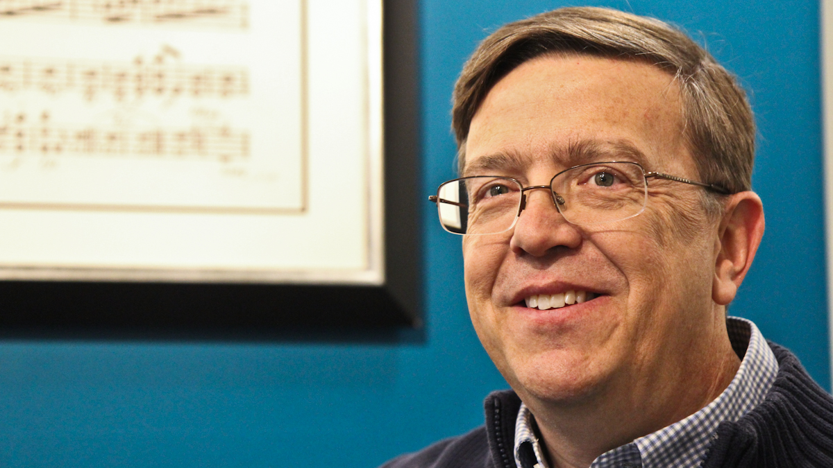  David Bilger is principal trumpeter of the Philadelphia Orchestra. (Kimberly Paynter/WHYY) 