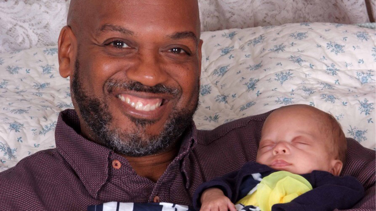 David A. Love is pictured with his daughter Eliana. (Image courtesy of Linda Walters)