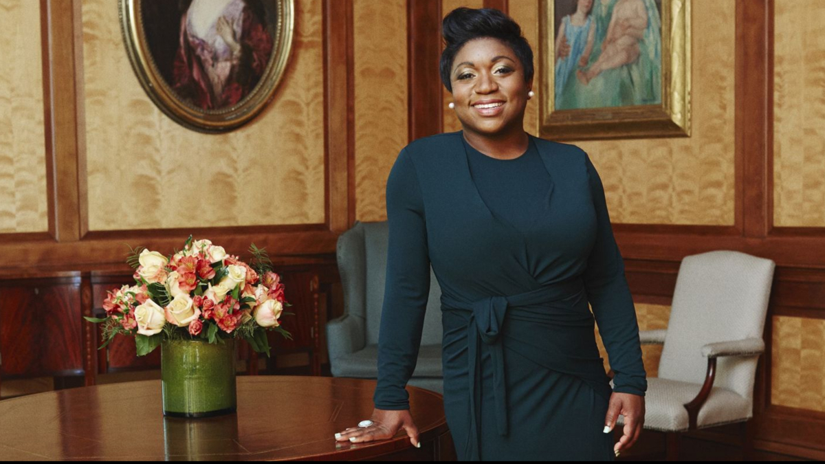 White House Social Secretary Deesha Dyer. (Winnie Au/for Marie Claire)