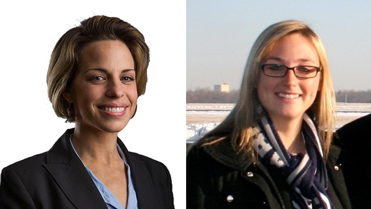  Sarah DelRicci and Martina White (Images via candidates' web pages) 