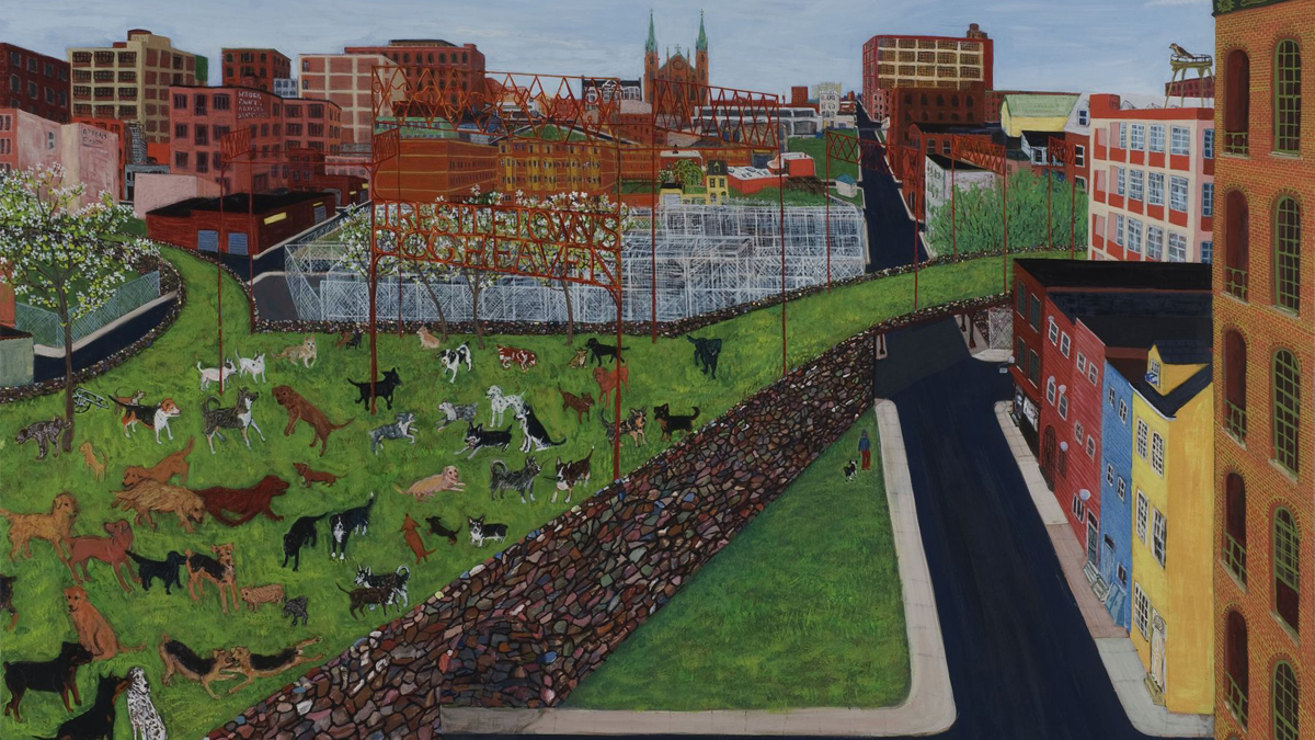 When You Wish, an exhibit of new acrylic paintings by artist Sarah McEneaney