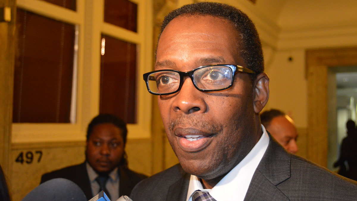  Philadelphia Council President Darrell Clarke(Tom MacDonald/WHYY) 