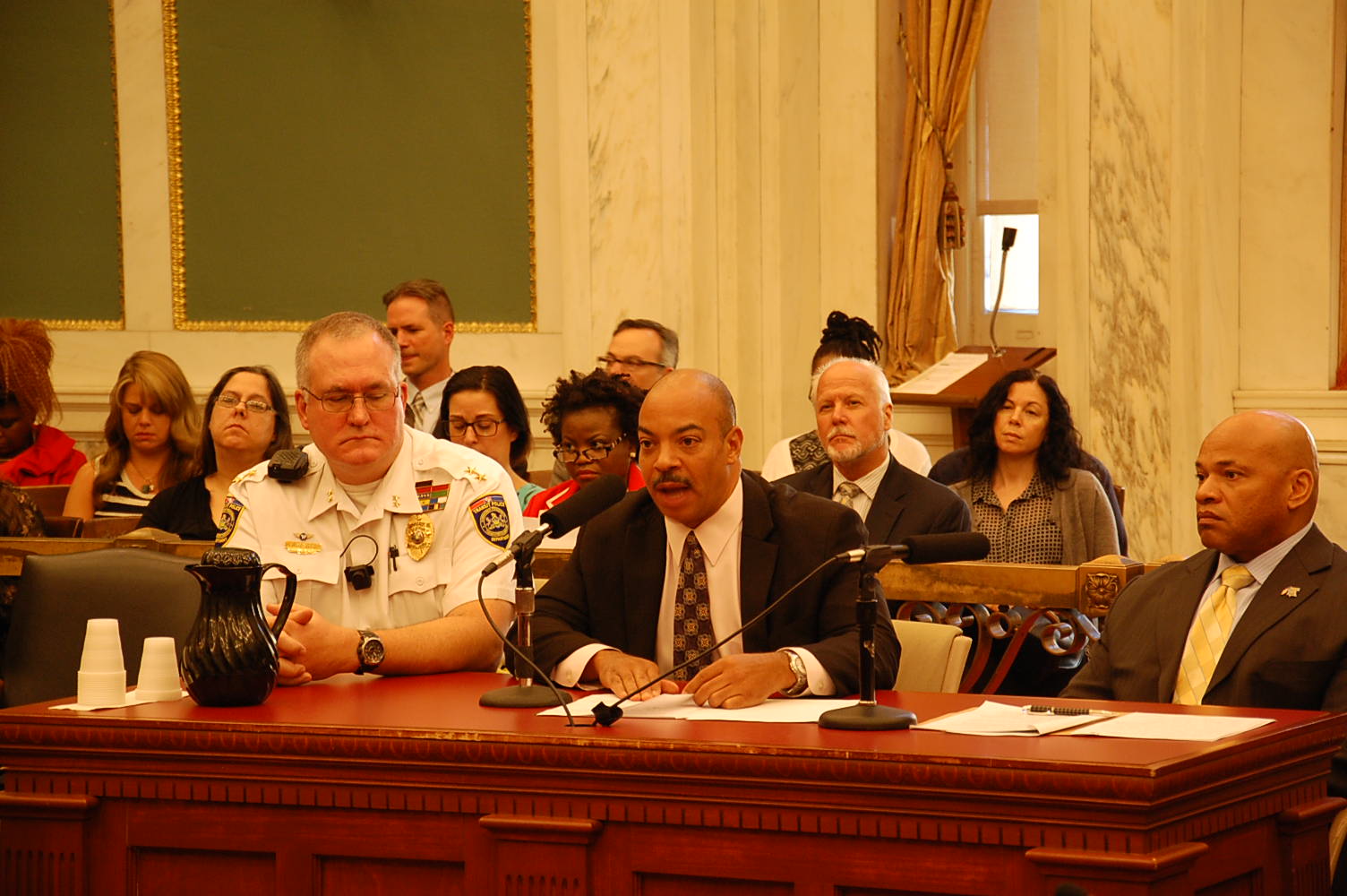DA Seth Williams testifies at a City Council hearing (Tom MacDonald/WHYY)