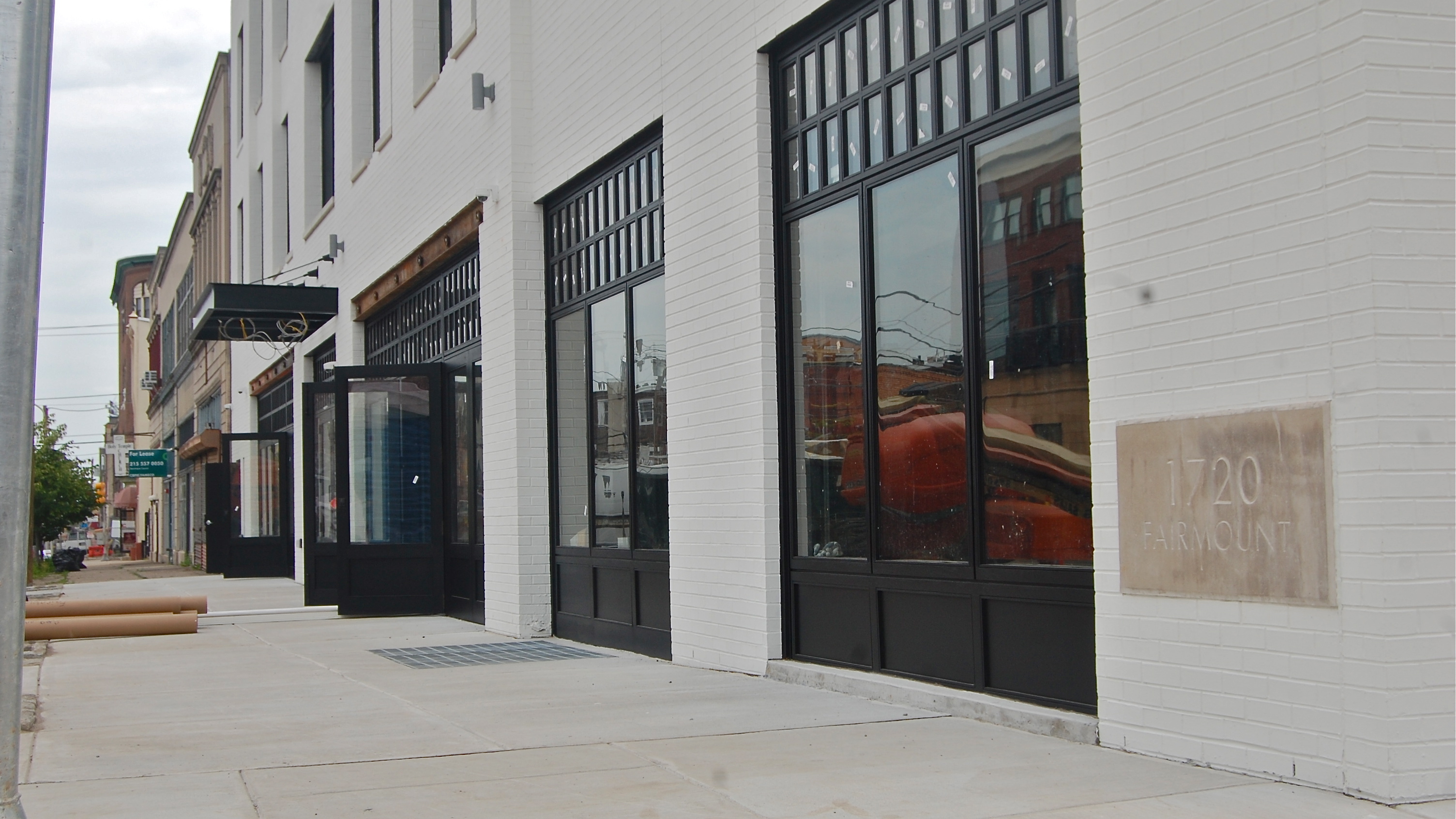  Construction is under way at 1720 Fairmount Avenue. (Emily Brooks/for NewsWorks) 