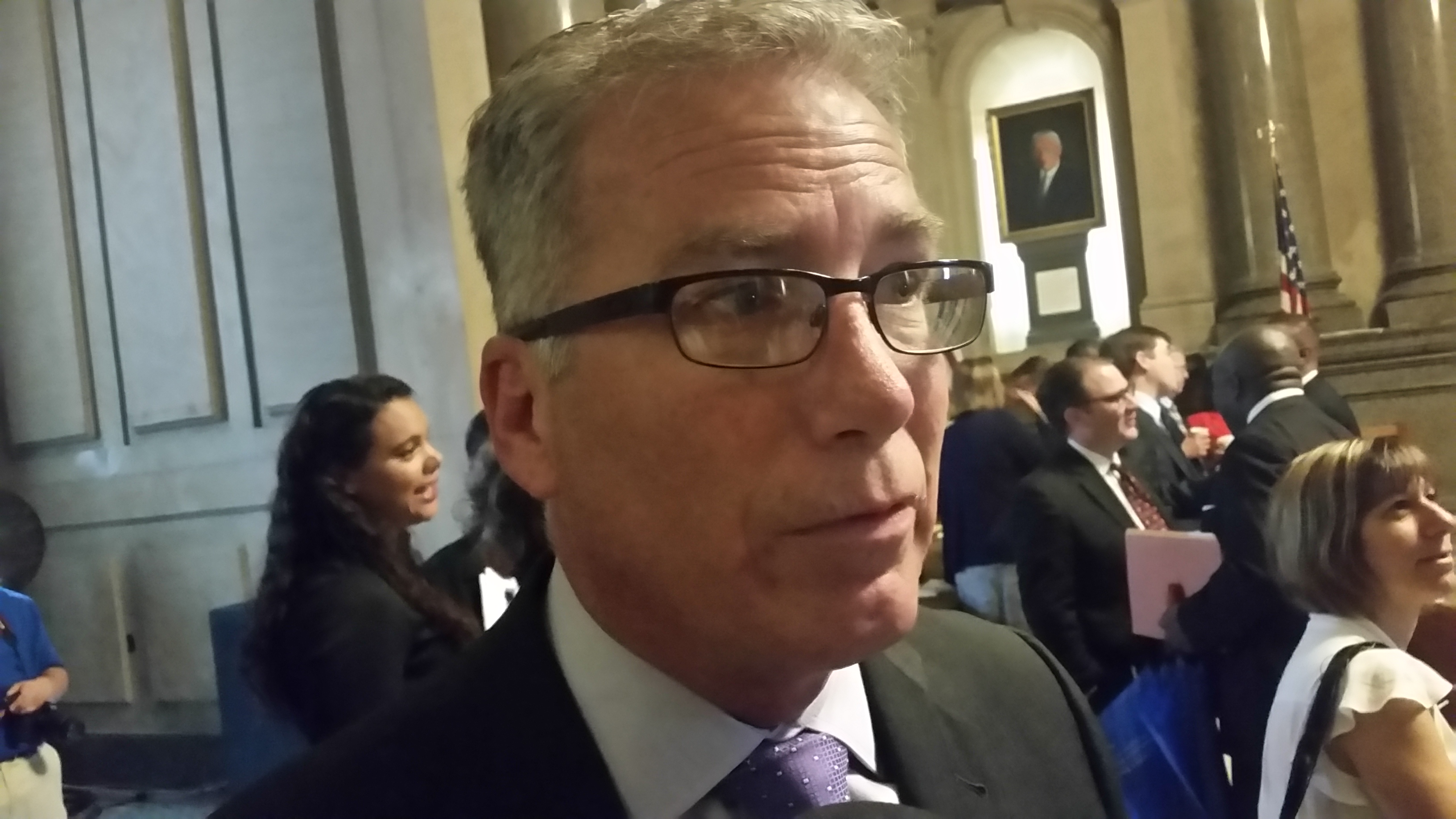  Philadelphia City Councilman Ed Neilson is resigning to run for the 174th District seat in the Pennsylvania General Assembly. (Tom MacDonald/WHYY) 