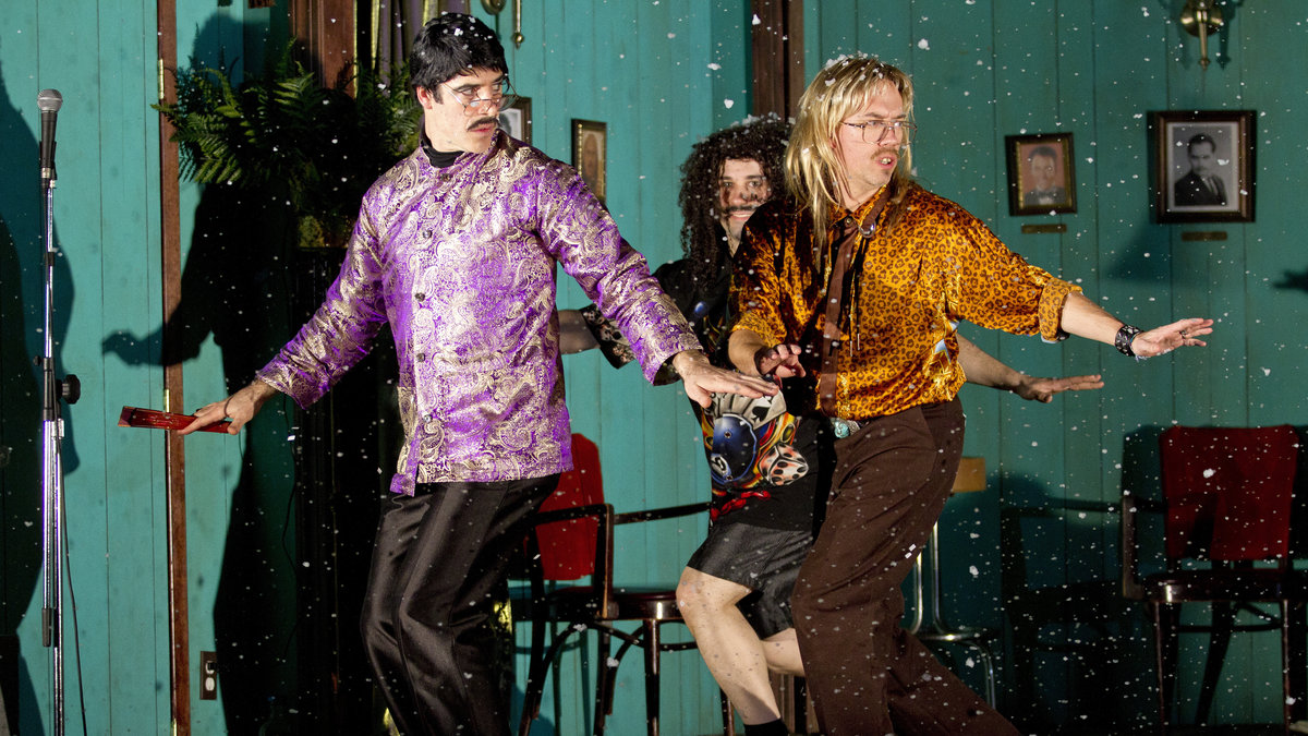  From left, Geoff Sobelle, Steve Cuiffo and Trey Lyford in 