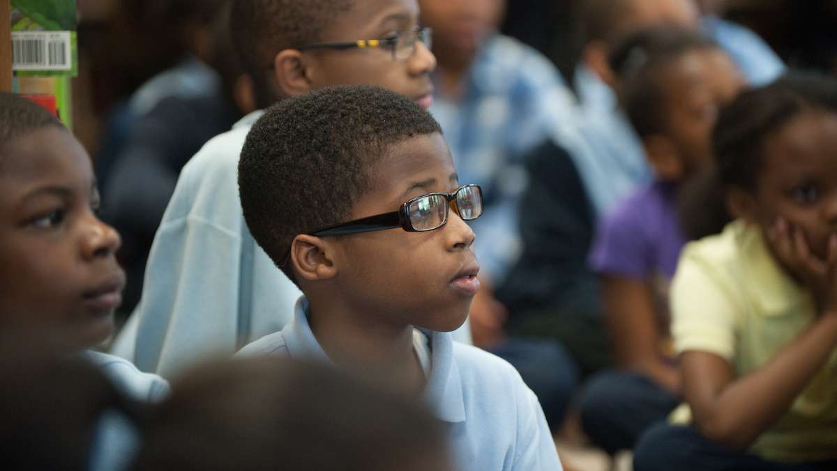 Students at Emlen Elementary School showed signifcant improvement in PSSA scores.  (Tracie Van Auken for NewsWorks