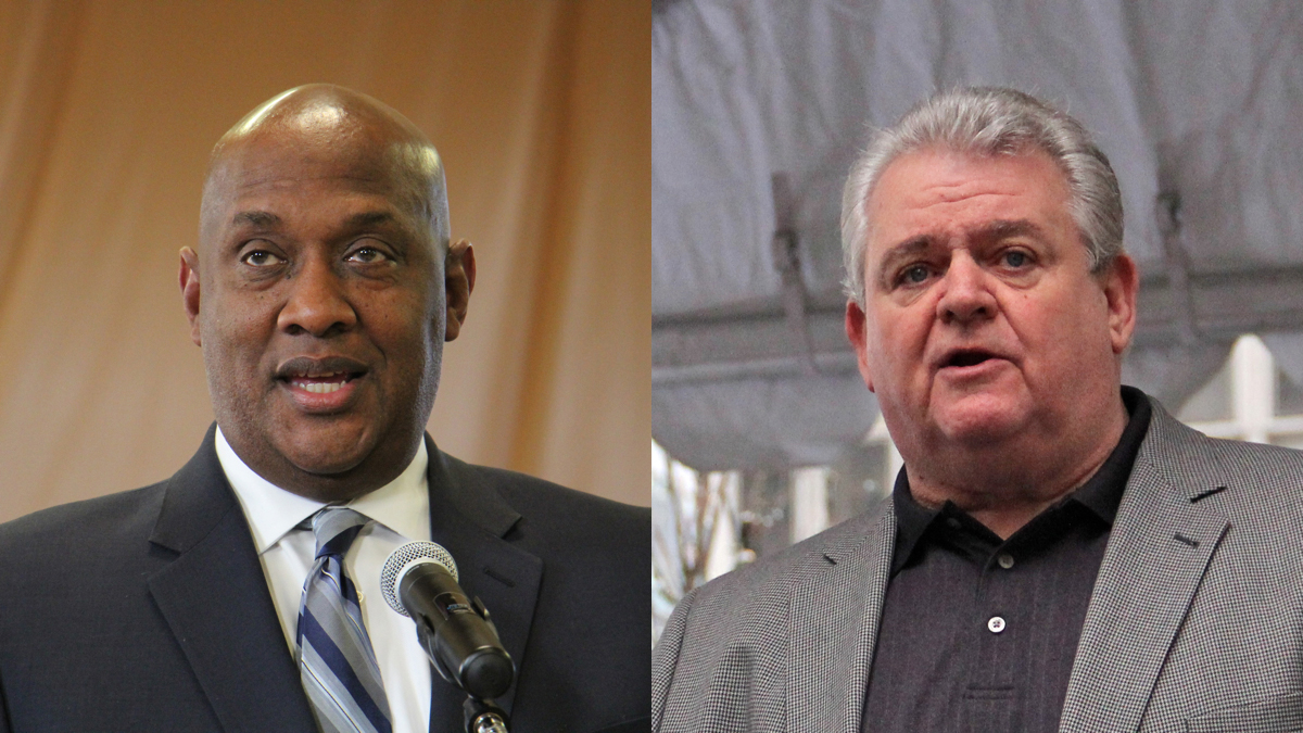 U.S. Reps. Dwight Evans (left) and Bob Brady will boycott Donald Trump's inauguration