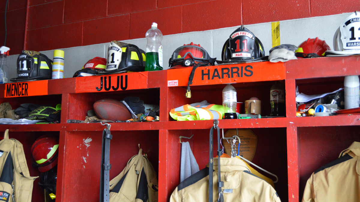  Philipsburg fire chief Jeff Harris said it's harder to recruit new volunteer firefighters these days than when he began as a volunteer 36 years ago. (Kate Lao Shaffner/WPSU)  