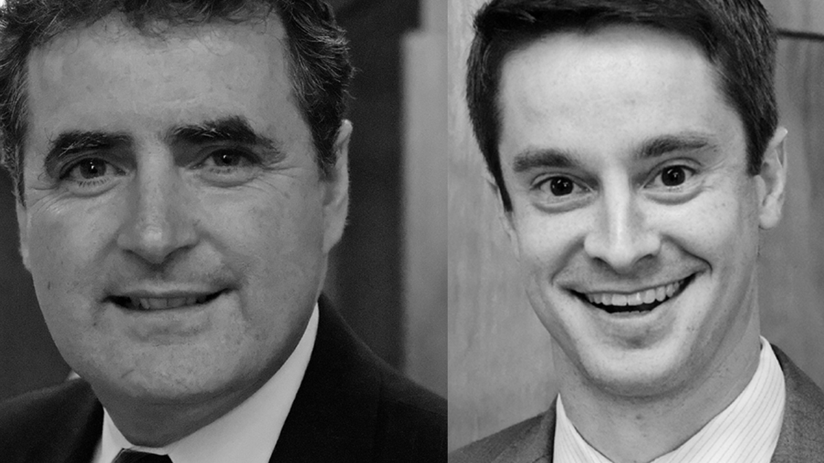  Representative Michael Fitzpatrick (R), and Democratic candidate Kevin Strouse (Bas Slabbers/for NewsWorks) 