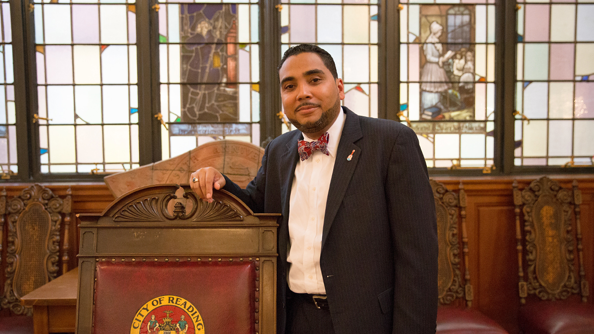  Former Reading City Council President Francisco Acosta. (Lindsay Lazarski/WHYY) 