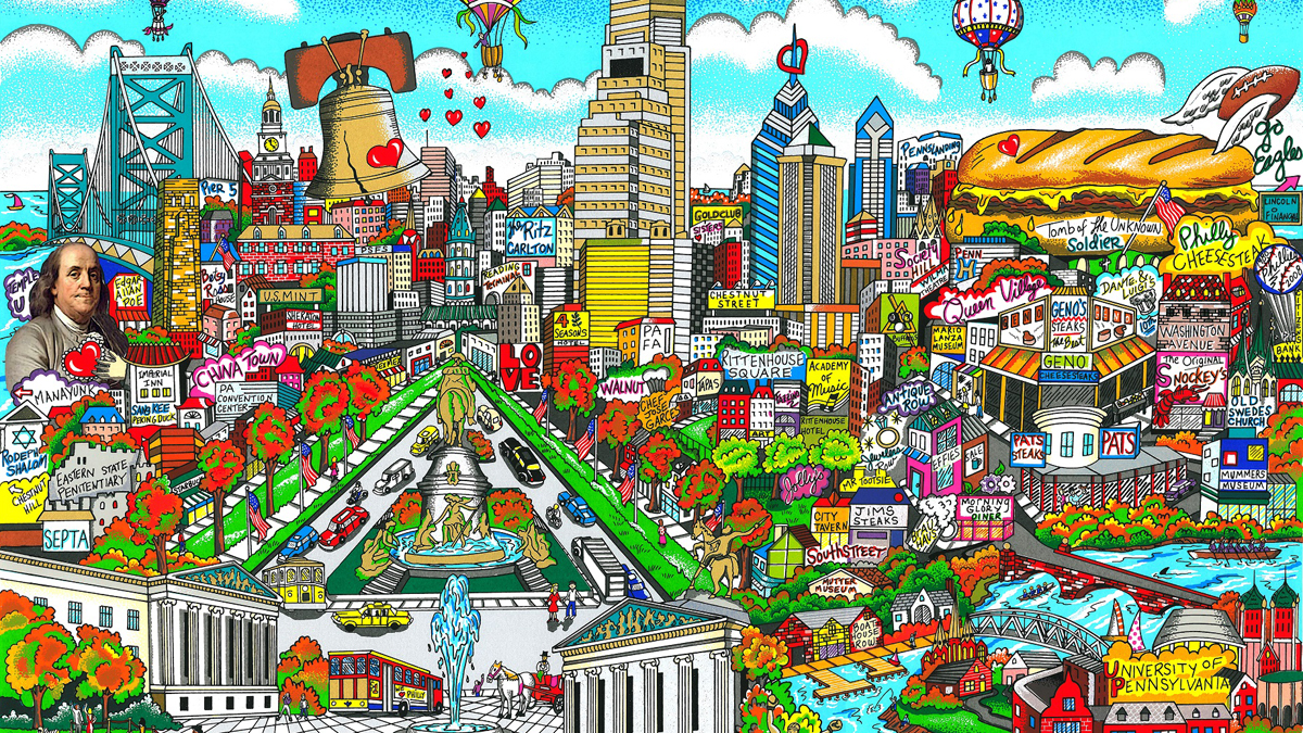 Renowned 3D artist Charles Fazzino brings his latest collection of 3D limited edition fine art silkscreen serigraphs to Ocean Galleries in Stone Harbor this Memorial Day weekend. Pictured: 