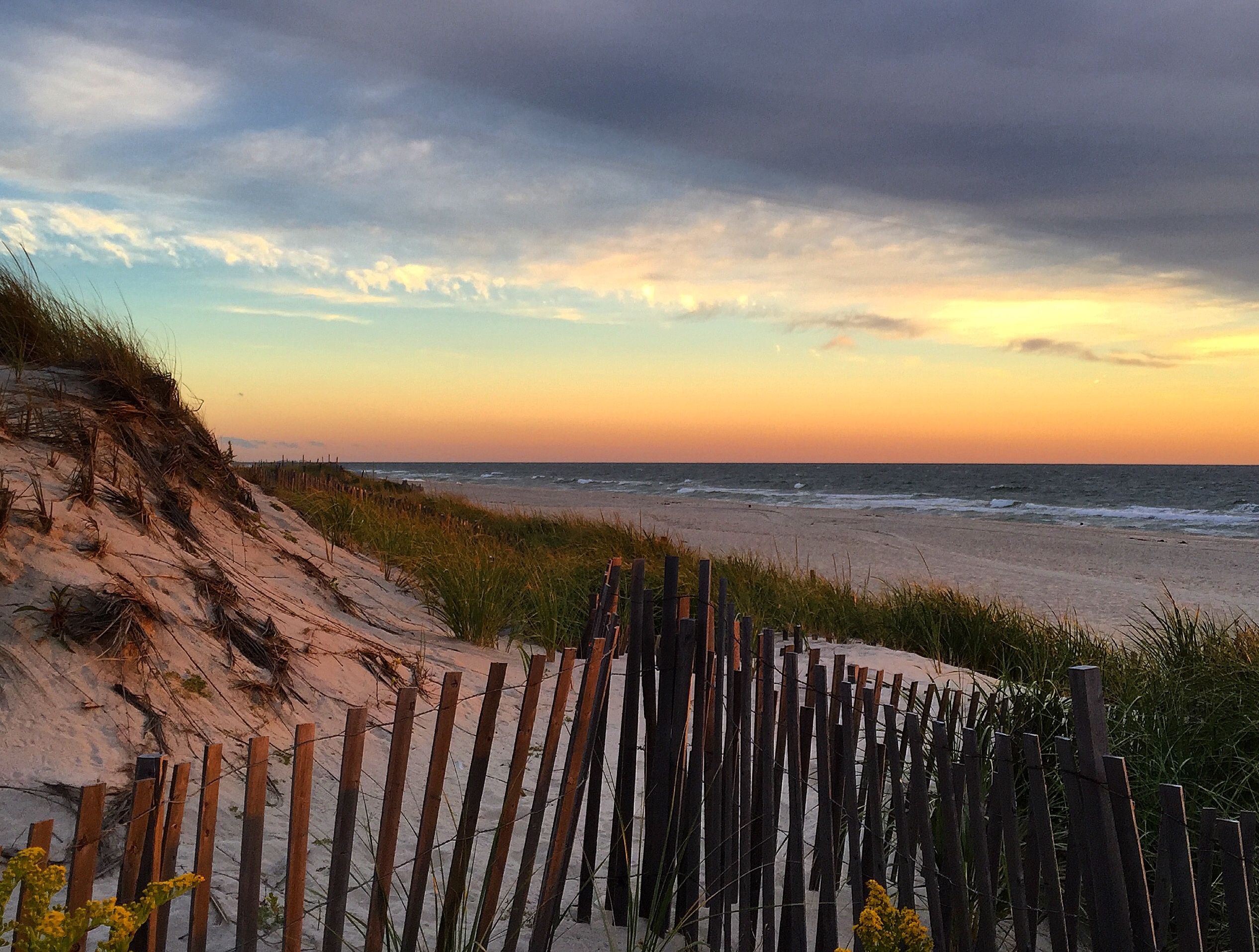  Building surf during sunrise in South Seaside Park Wednesday morning. (Photo: Justin Auciello/JSHN) 