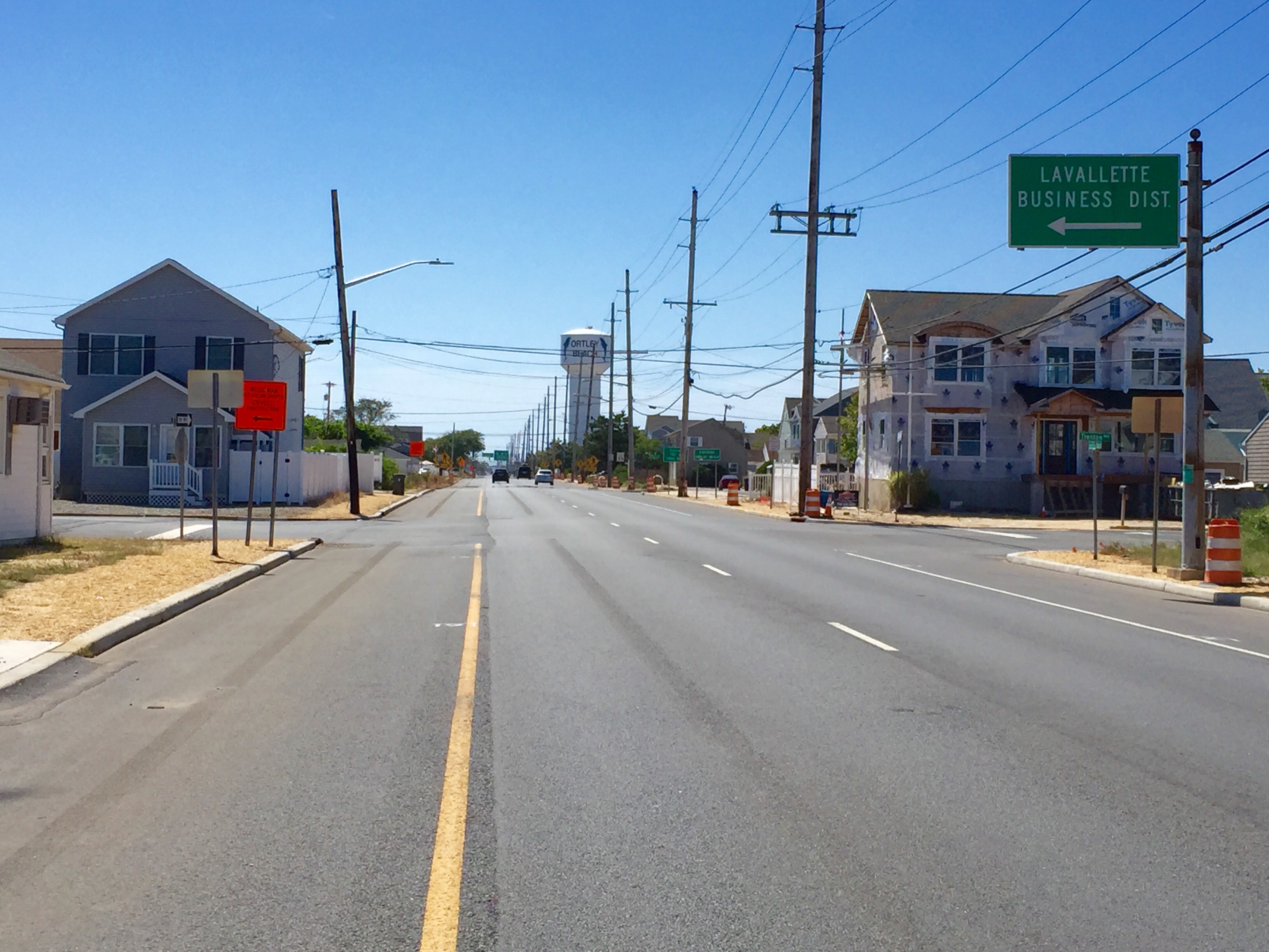  Route 35 in Lavallette on Labor Day. (Photo: Justin Auciello/for NewsWorks) 