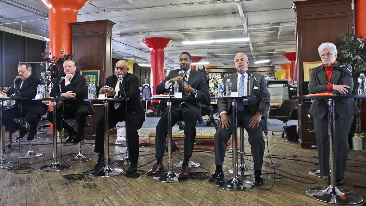  A lot has happened since this February mayoral forum in Parkside. NewsWorks' election special will catch you up on Friday. (Kimberly Paynter/WHYY) 