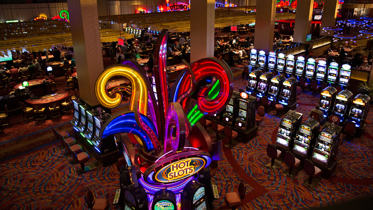 Although slot revenue has declined in recent years across the casino industry, Harrah's Philadelphia in nearby Chester still generated over $13 million in slot taxes last year. Over 150 local governments have been beneficiaries of the local share assessment, which was in limbo after being struck down by the Pennsylvania Supreme Court in 2016.  (Lindsay Lazarski/WHYY  