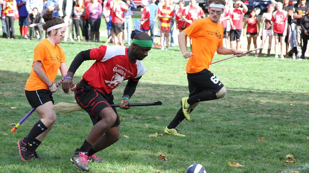  Head to the Harry Potter Festival this weekend to check out, among many activities, the Quidditch Tournament. (Lauren Gruber/for NewsWorks, file) 