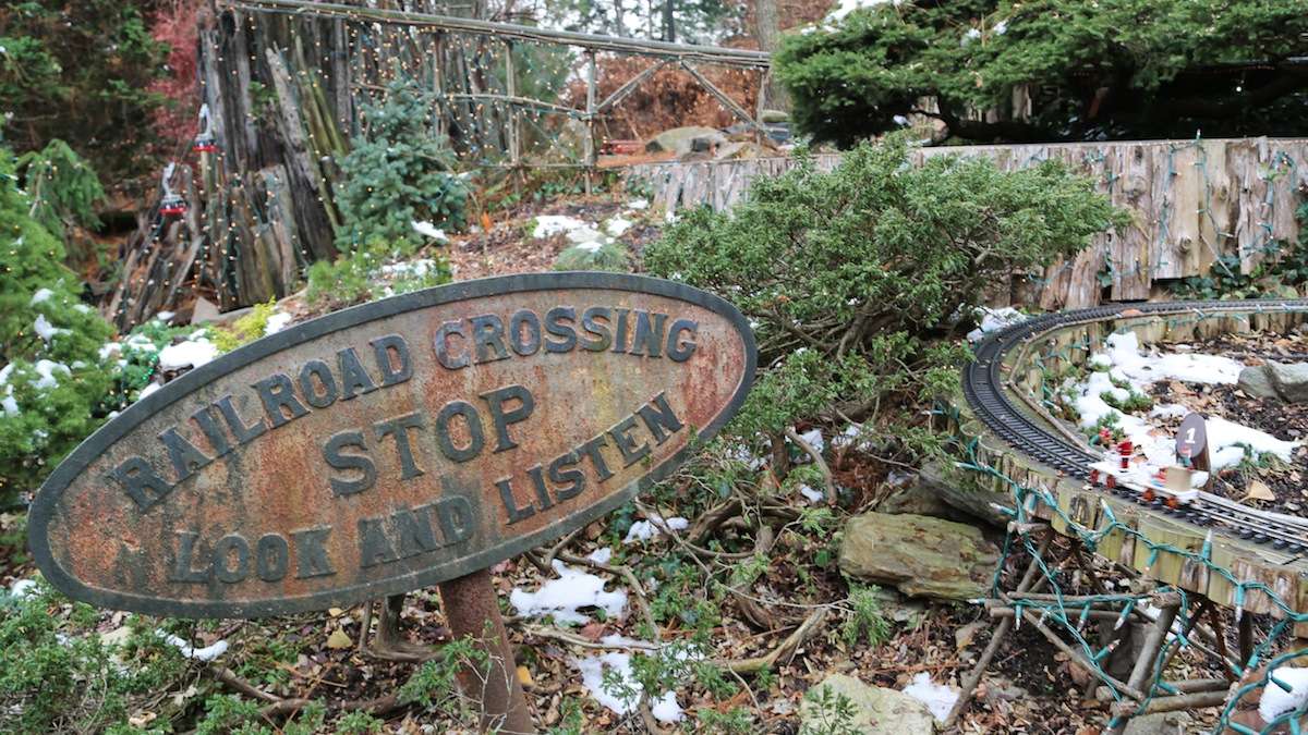  The Garden Railway at Morris Arboretum in Chestnut Hill is back this weekend. (Natavan Werbock/for NewsWorks, file) 