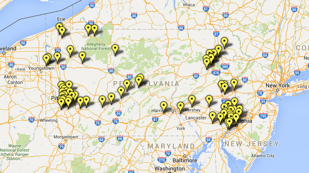  Map of Pennsylvania Home Rule Municipalities and Counties 