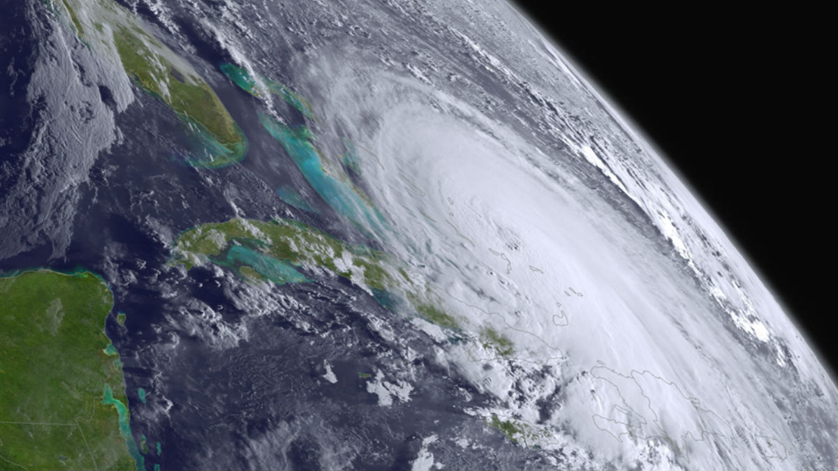 (hurricane photo courtesy NOAA)