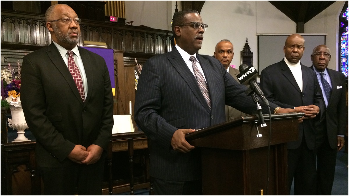  IMAC members call for civil rights commission and open dialogue with law enforcement (Shirley Min/WHYY) 