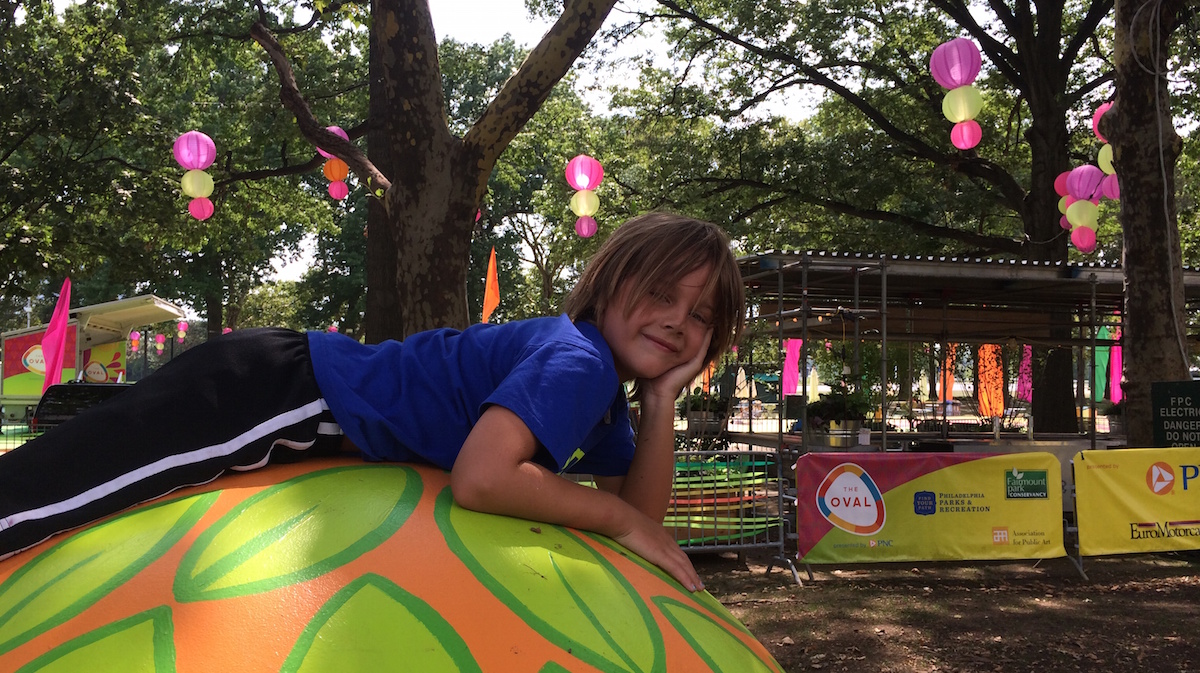  Head to Eakins Oval this weekend for some family fun. (Courtesy of Jen Bradley) 