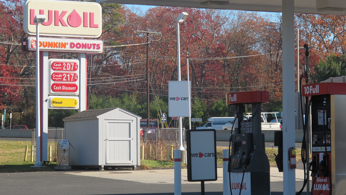 Holiday travelers may decide to wait for a fill-up until they reach New Jersey. Even with the 23-cent tax increase