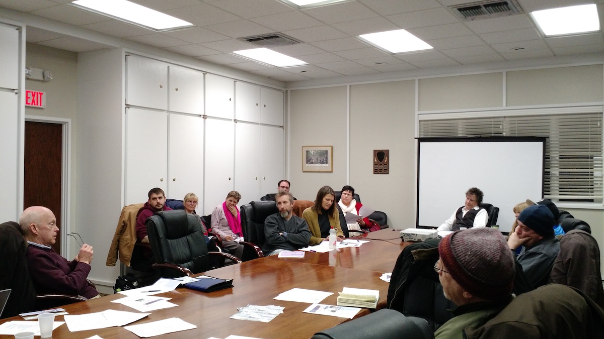  WICA members at a meeting on Jan. 14. (Daniel Pasquarello/for NewsWorks) 