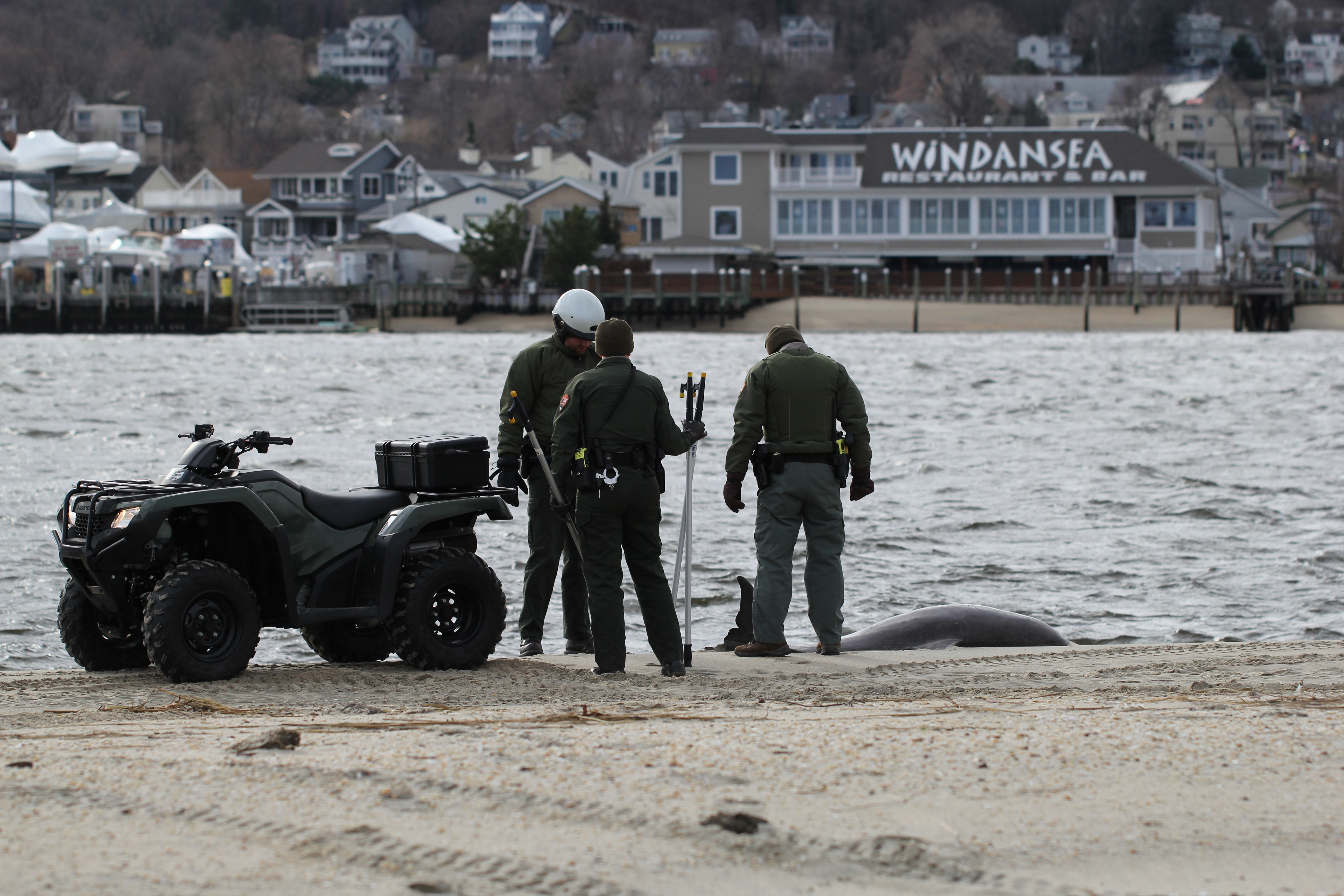 National Park rangers from Gateway National Recreation Area