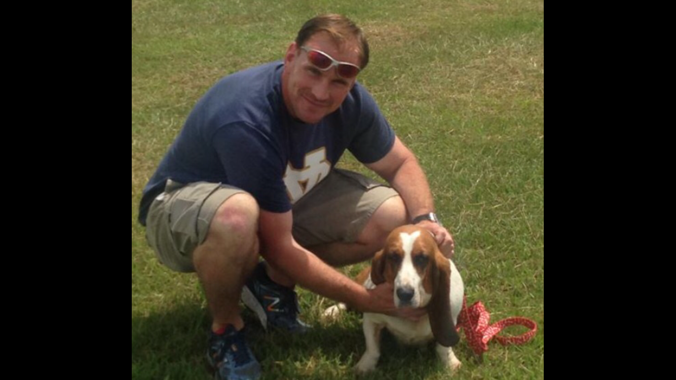 Wall Township Police Department Ptl. Frank Kuhl with Bella