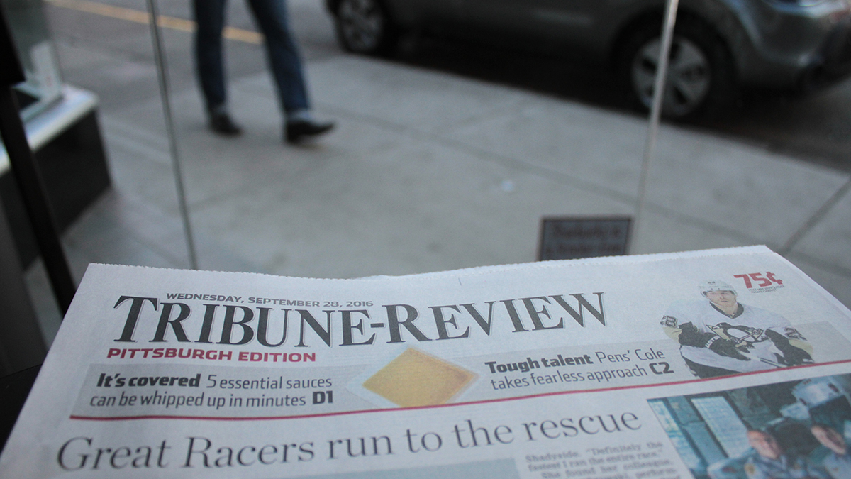 One of Pittsburgh's two major daily newspapers