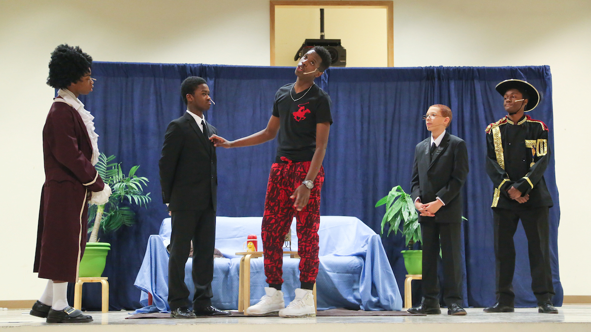 Corey, portrayed by Justin Booker, is a teenager raised by a single parent in an urban housing apartment project with a laid-back attitude towards his education (Natavan Werbock/for NewsWorks)
