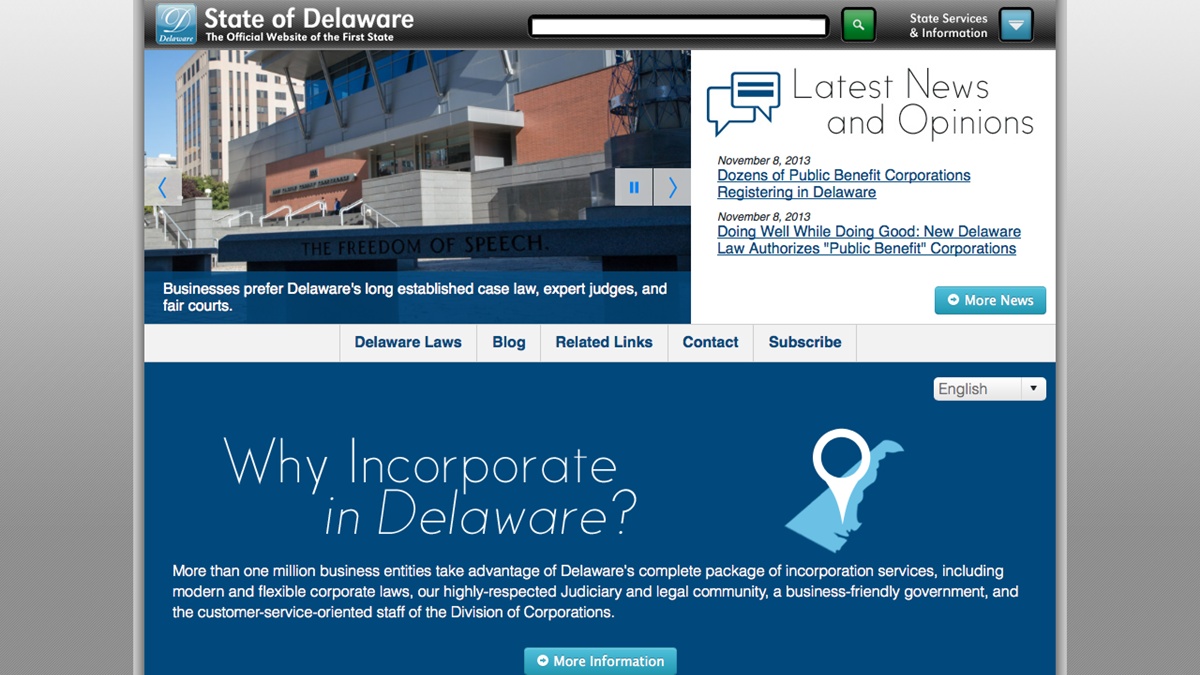  (www.corplaw.delaware.gov)  