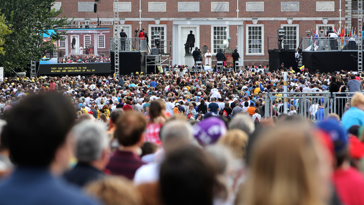  The ideals expressed in the Declaration of Independence and the Bill of Rights have their foundation in the Magna Carta. (Emma Lee/WHYY) 