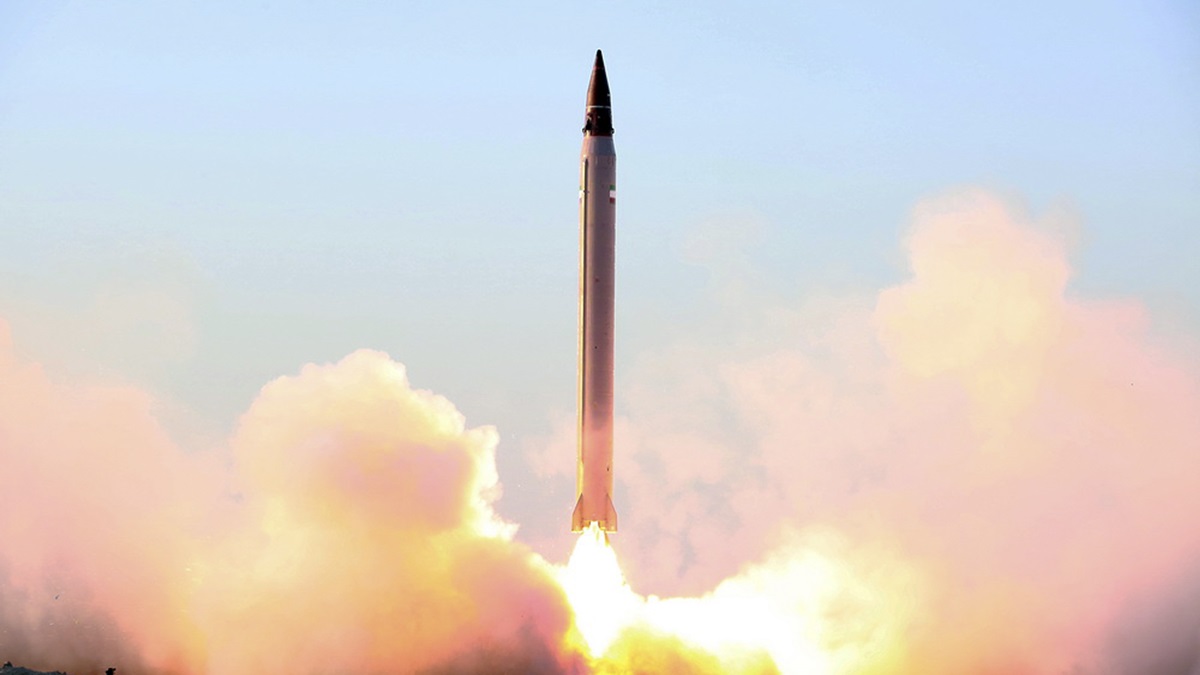  FILE - This file picture released by the official website of the Iranian Defense Ministry on Sunday, Oct. 11, 2015, claims to show the launching of an Emad long-range ballistic surface-to-surface missile in an undisclosed location. Iran tested a ballistic missile again in November 2015, a U.S. official said Dec. 8, describing the second such test since this summer’s nuclear agreement. The State Department said only that it was conducting a 